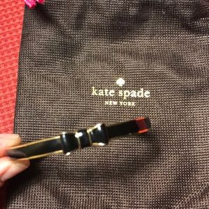 Kate Spade black enamel bracelet